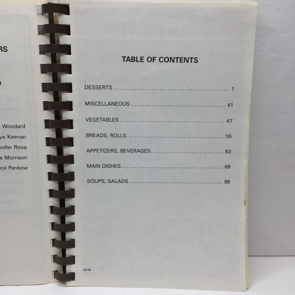 Favorite Recipes Of Quilters By North Cities Quilt Guild Cookbook 1990s Receipes - Picture 5 of 12